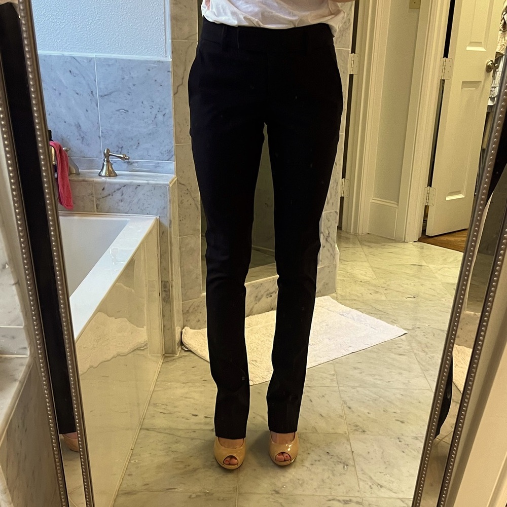 Theory Black Slim Dress Pants